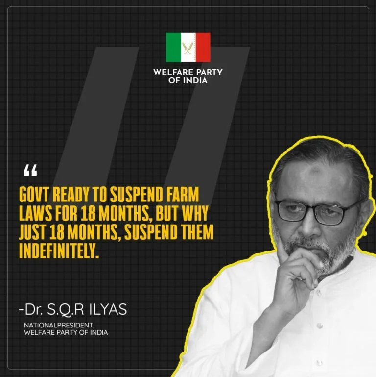 Govt ready suspend Farm Laws for 18 months, but why just 18 months, suspend them indefinitely.